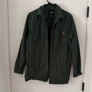 Vans Trippy Men's Dark Green Utility Shirt Jacket